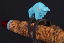 Cambodian Rosewood Burl Native American Flute, Minor, Mid G-4, #H37K